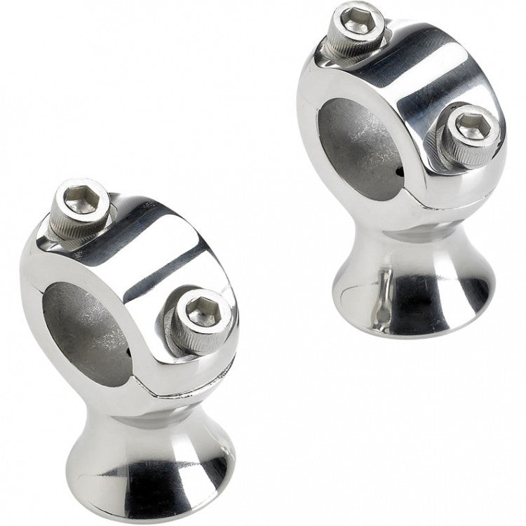 Biltwell Slimline Riser 1 3/4 Zoll polierter Edelstahl für 1-Zoll-Lenker