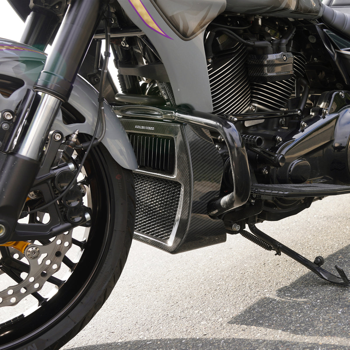 Arlen Ness Carbon Fiber Radiator Scoop – Ansicht 2