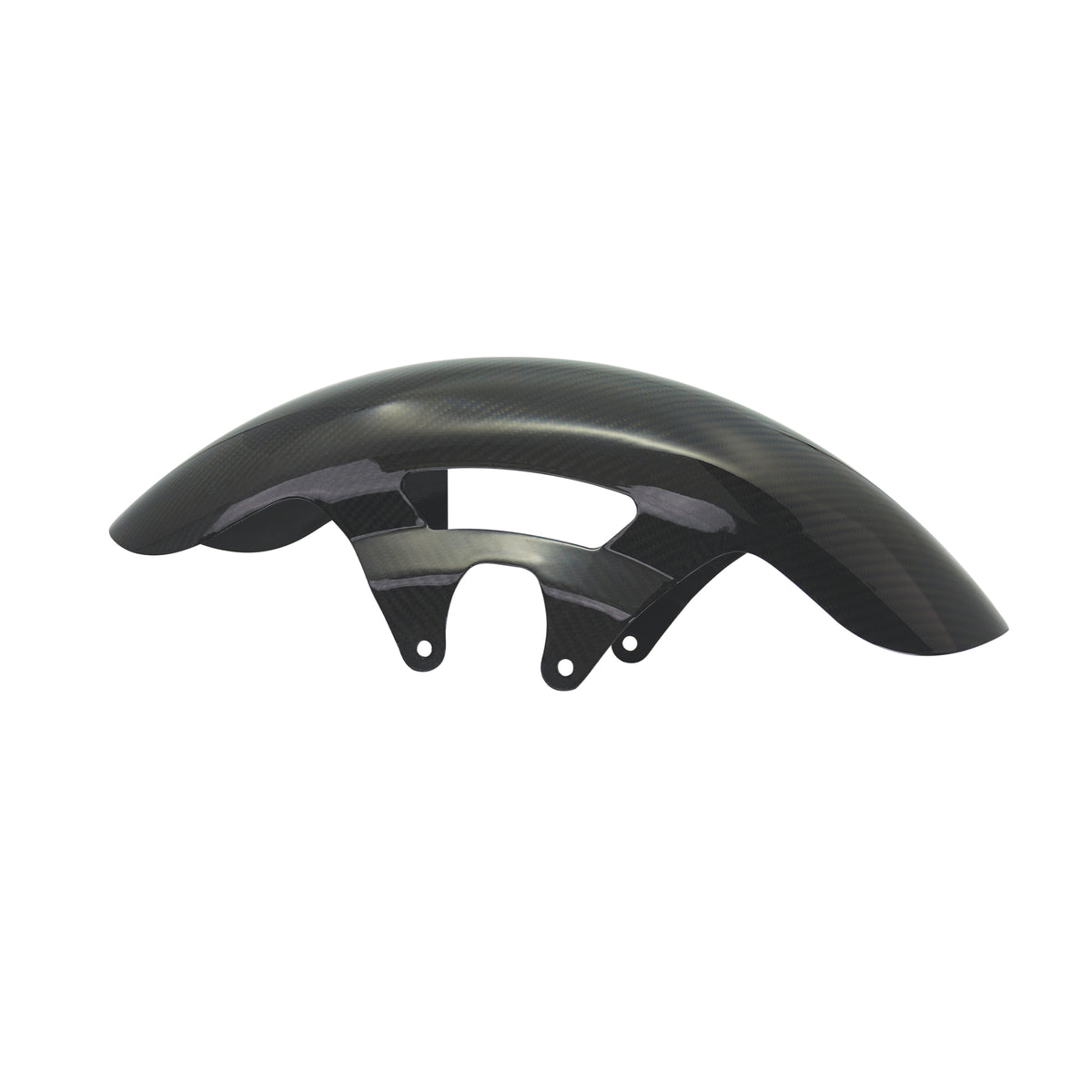 Arlen Ness 19 Zoll Café Carbon Front Fender – Seitenansicht